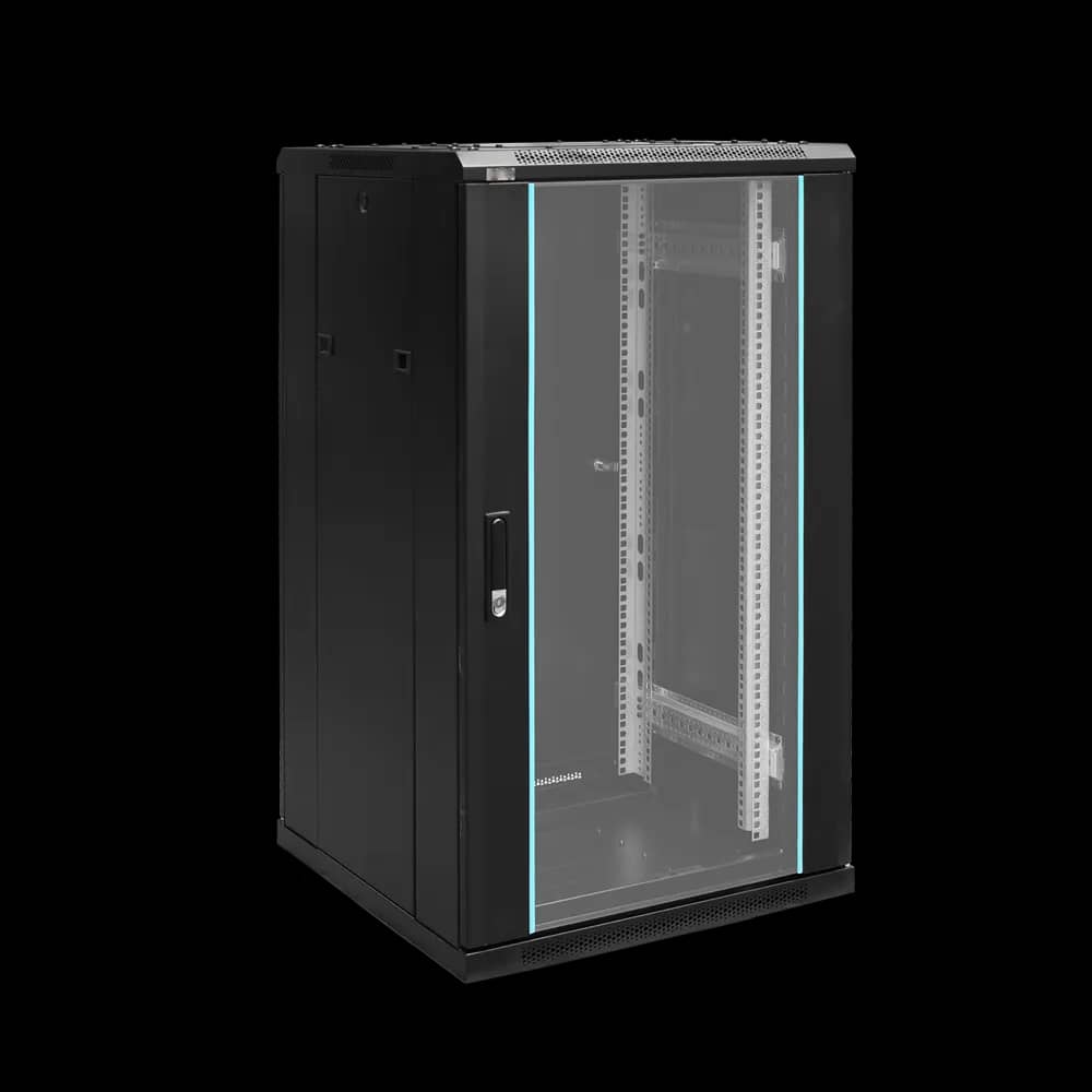 Rack - Single section wall mounted cabinet 22U 600X450