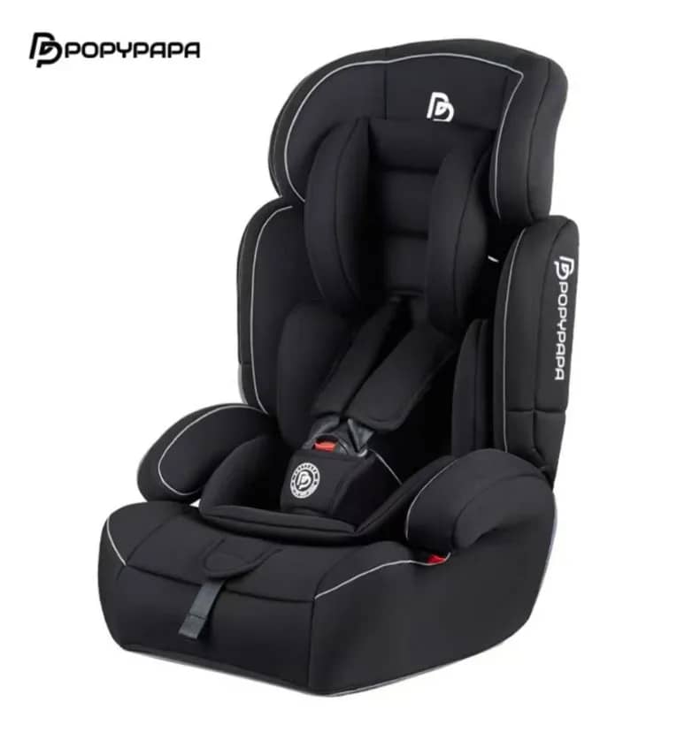 Ulëse për Fëmijë për Veturë Grey ISOFIX – 9 deri 36 kg PopyPapa 702A, E zezë