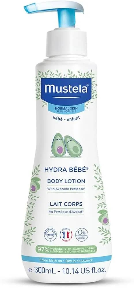 Losion trupi për foshnje Mustela Hydra Bébé, 300ml