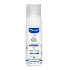 Shampo shkumë për foshnja të posa lindura Mustela, 150 ml