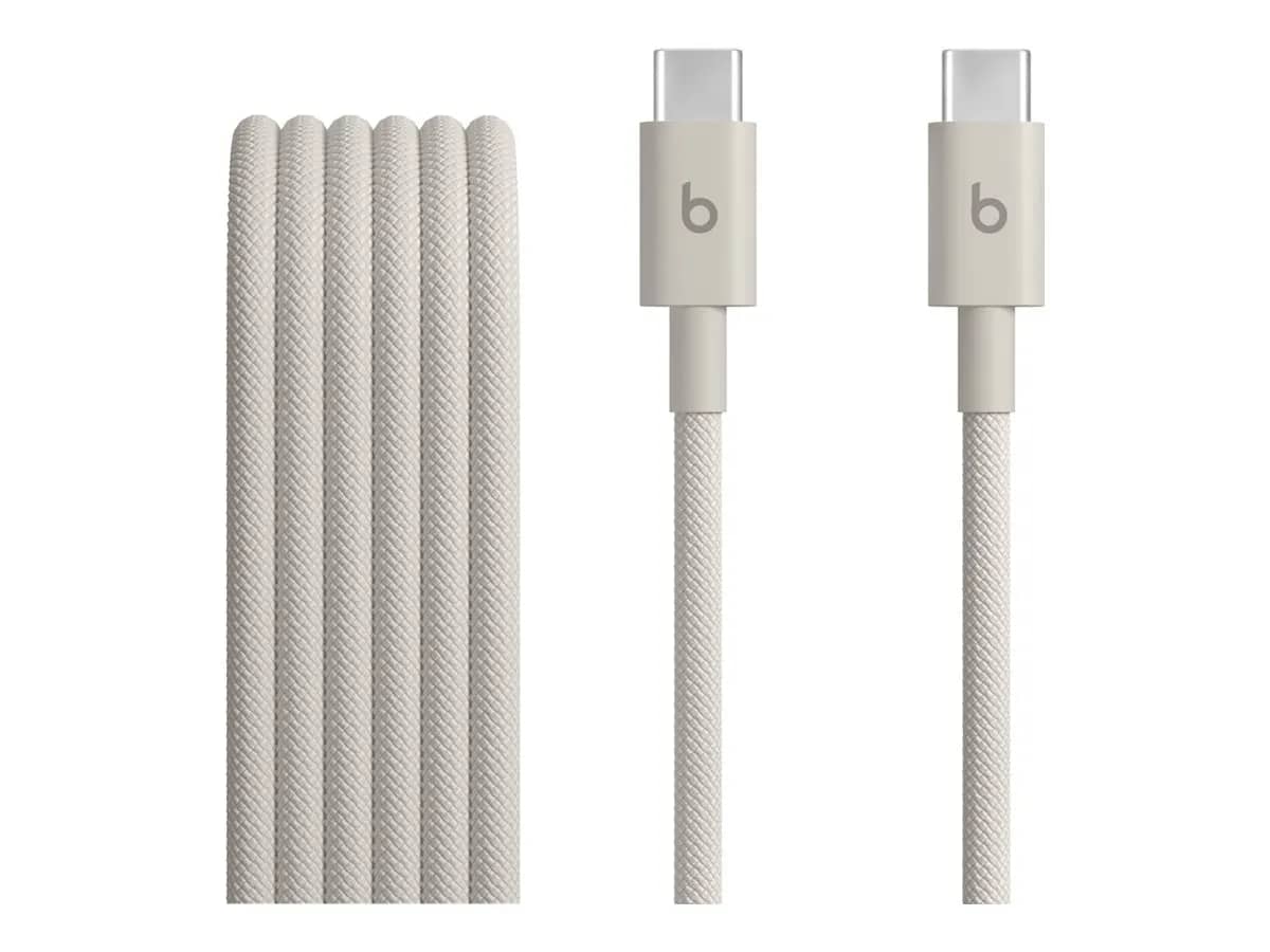 Apple Beats Kabllo USB-C në USB-C, 1.5 m, 60W, Surge Stone