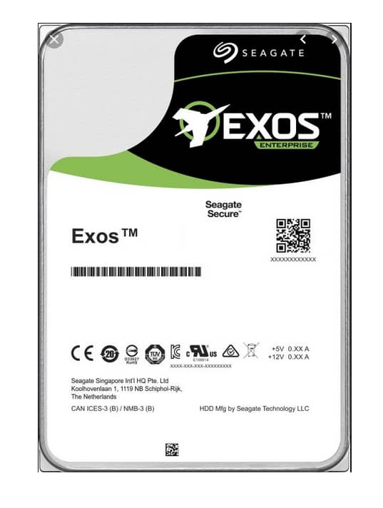 Seagate Exos X16 16TB 3.5” Enterprise HDD SAS 12Gb/s 7200RPM 256MB – ST16000NM002G