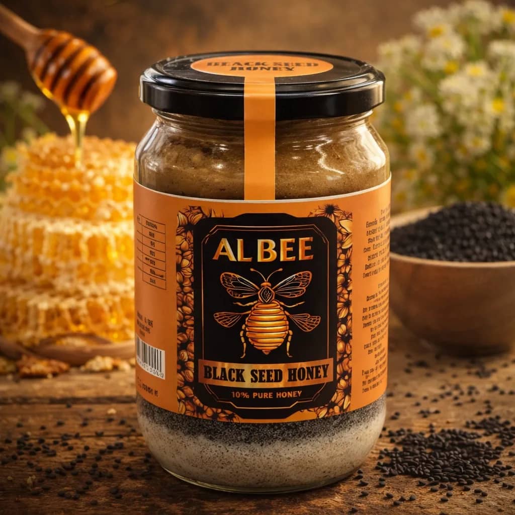 Mjaltë me Farë të Zezë (100% Pure Honey)