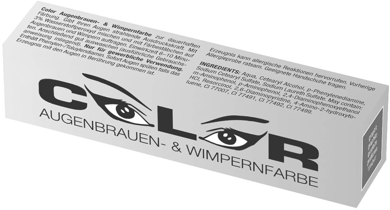 Comair Eyebrow and eyelash color, 15 ml graphite