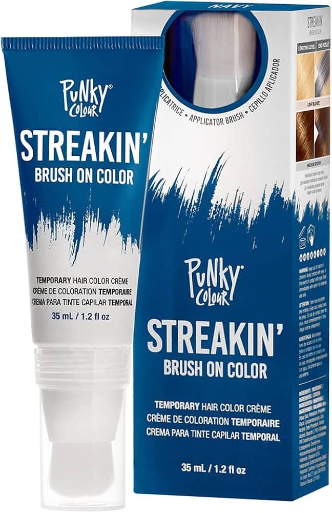 Punky Colour Streakin' Brush on Color Navy ,1.2 fl oz