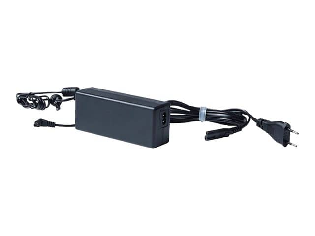 Power adapter with European 2-pin plug for the Brother mobile RJ and PJ printers.