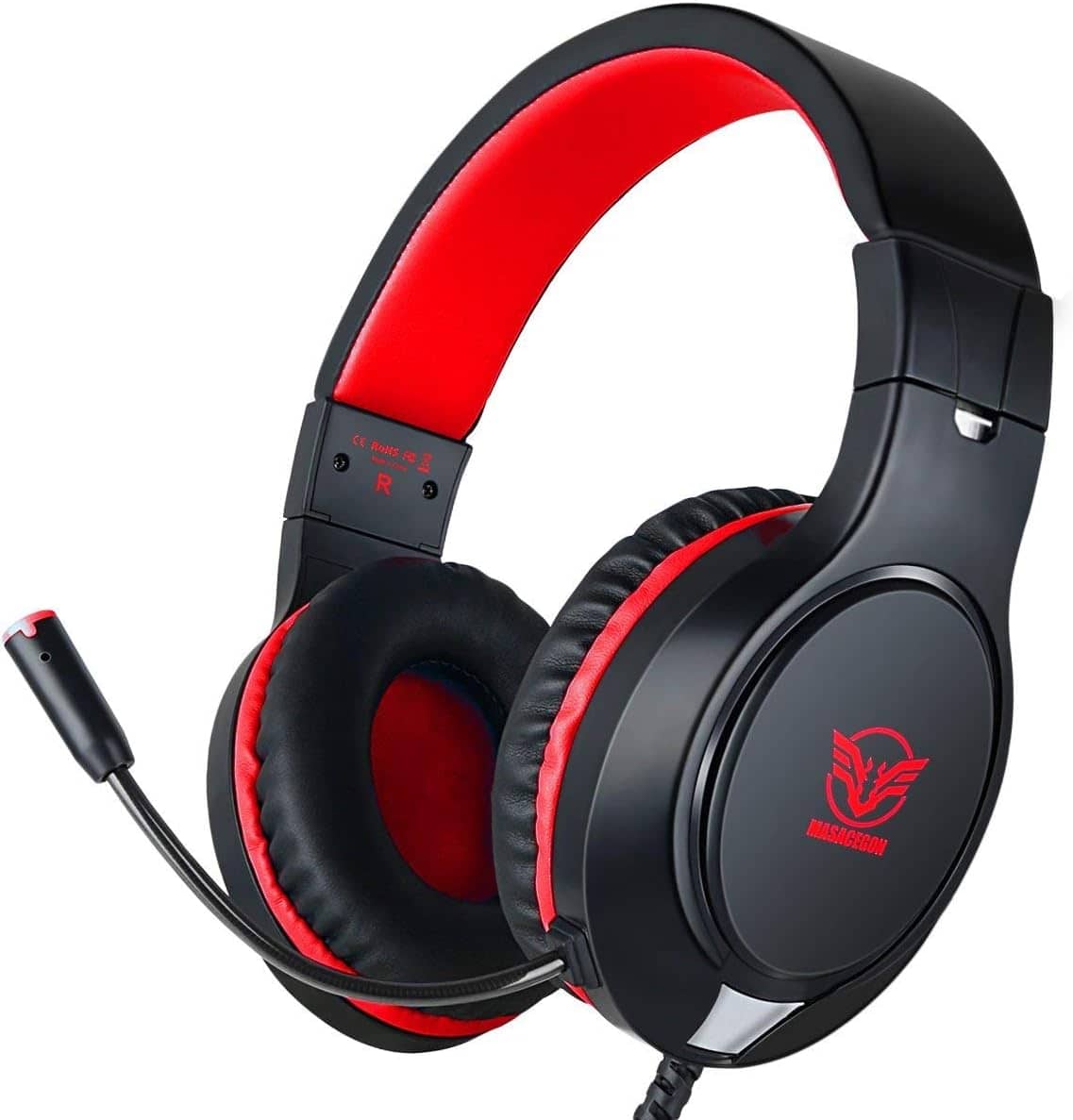 KUFJE MAXELL OVERHEAD ME MIKROFON B52 BLACK AND RED EOL