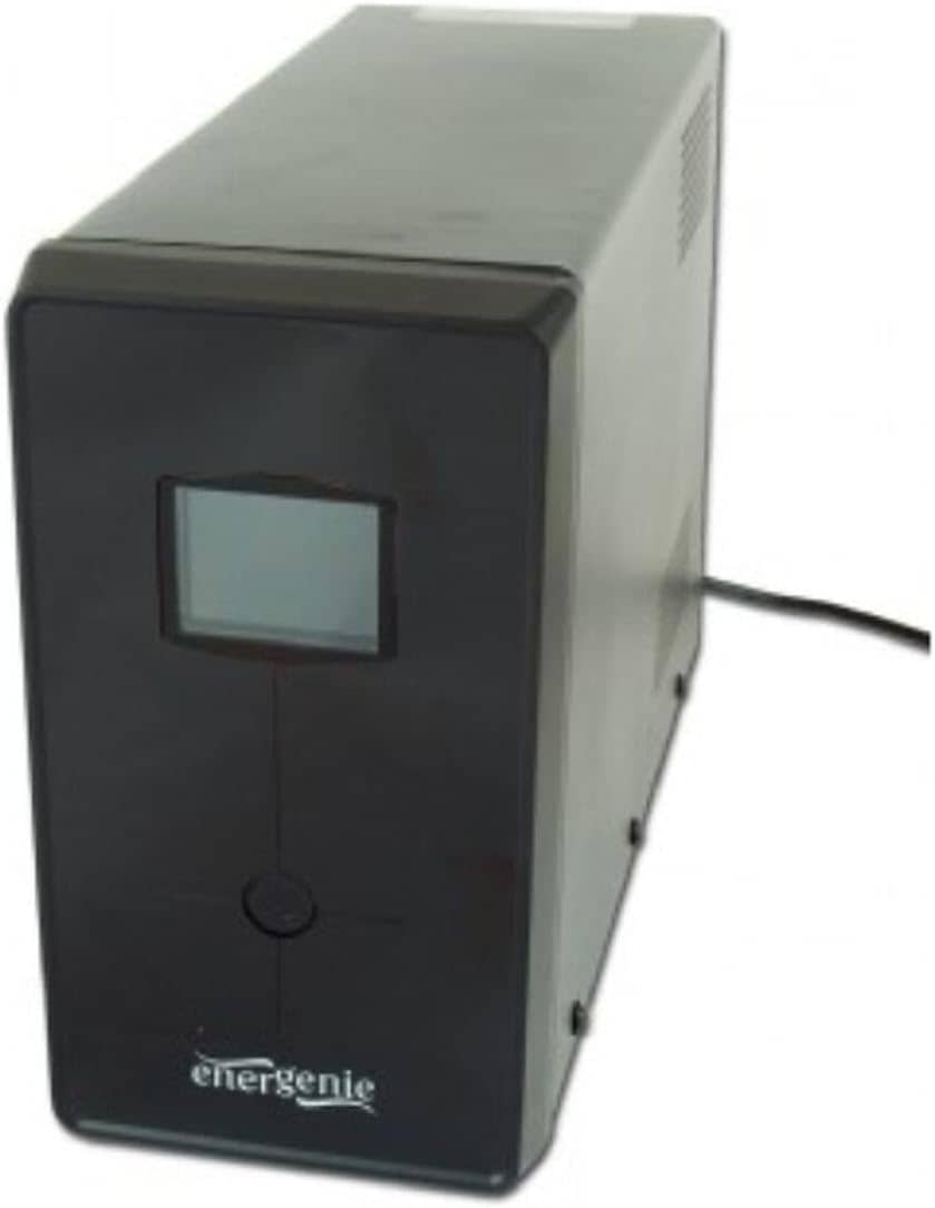 UPS GEMBIRD WITH USB and LCD display, 1200 VA, black | EG-UPS-033