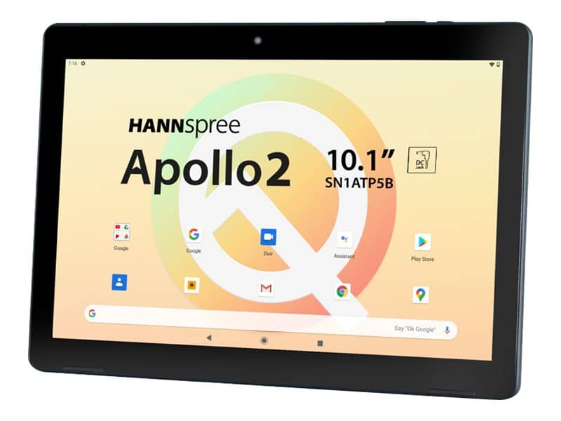 HANNspree 10.1''W Tablet PC 3/32GB Android Q 10 CPU Quad 2Ghz 1280×800 BT 5.0