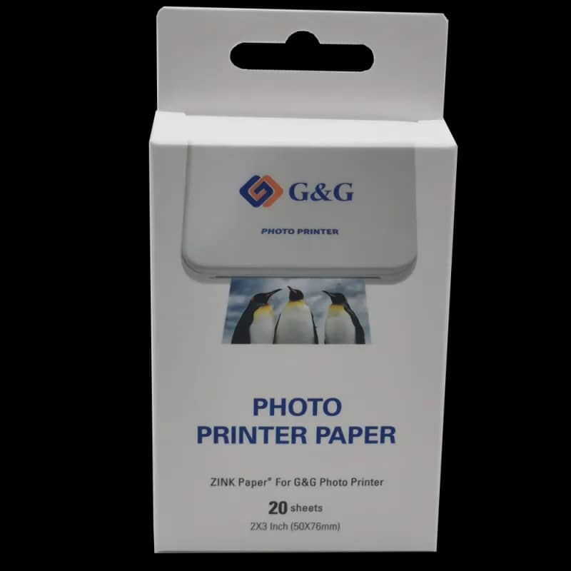PHOTO PRINTER PAPER G&G GG-ZP023-20