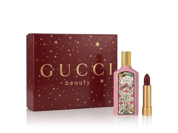 Gucci Flora Gorgeous Gardenia EDP 50 ml + Lipstick 509 Rouge De Beauté Brillant 1.8 g (woman)