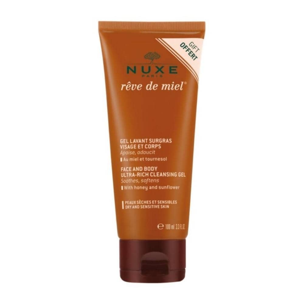 Reve de Miel Face and Body Wash (Ultra Rich Cleansing Gel) 100 ml
