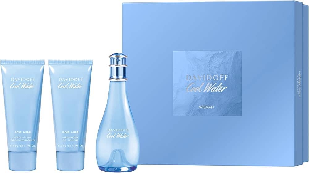Parfum SET Davidoff Cool Water EDT W 100 ml+BL 75 ml+SG 75 ml