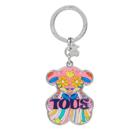 TOUS Magic Flowers Bear Metal Keyring