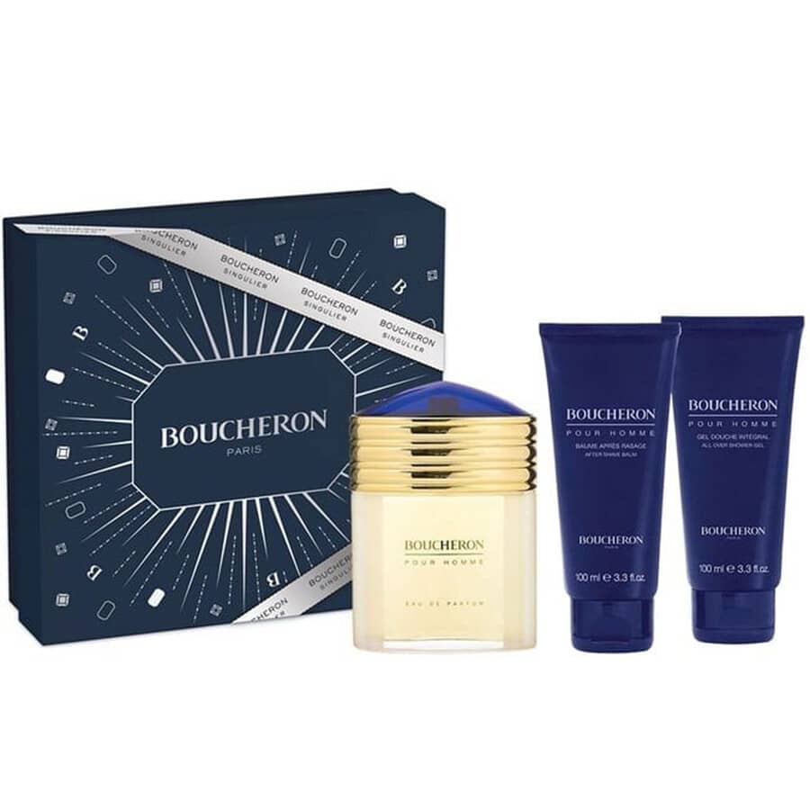 Parfum Boucheron Homme Eau De Parfum Spray 100ml Set 3 Pieces by Boucheron