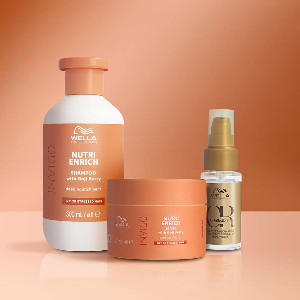 Set për kujdes të thellë të flokëve – Wella Professionals Nutri-Enrich Pack 3 pjesë