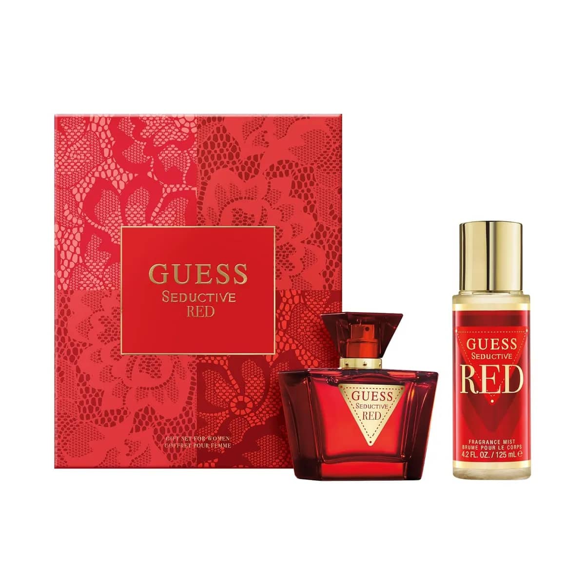 Parfum Guess Seductive Red Eau de Toilette Gift Set 75 ml + Body Spray 125 ml