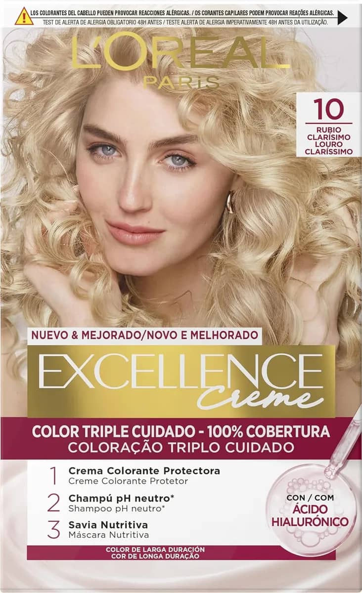 EXCELLENCE Creme tinte #10 rubio muy claro