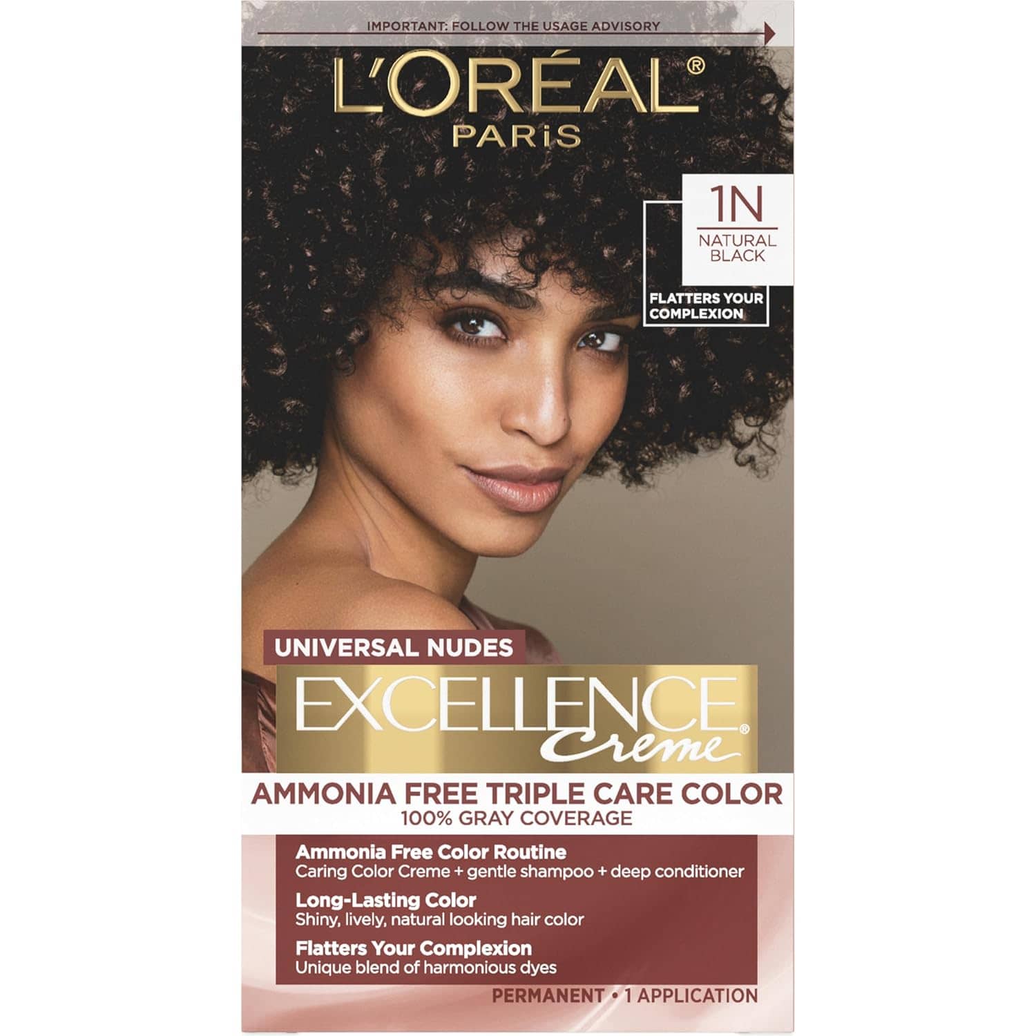 EXCELLENCE NUDES tinte #1-black