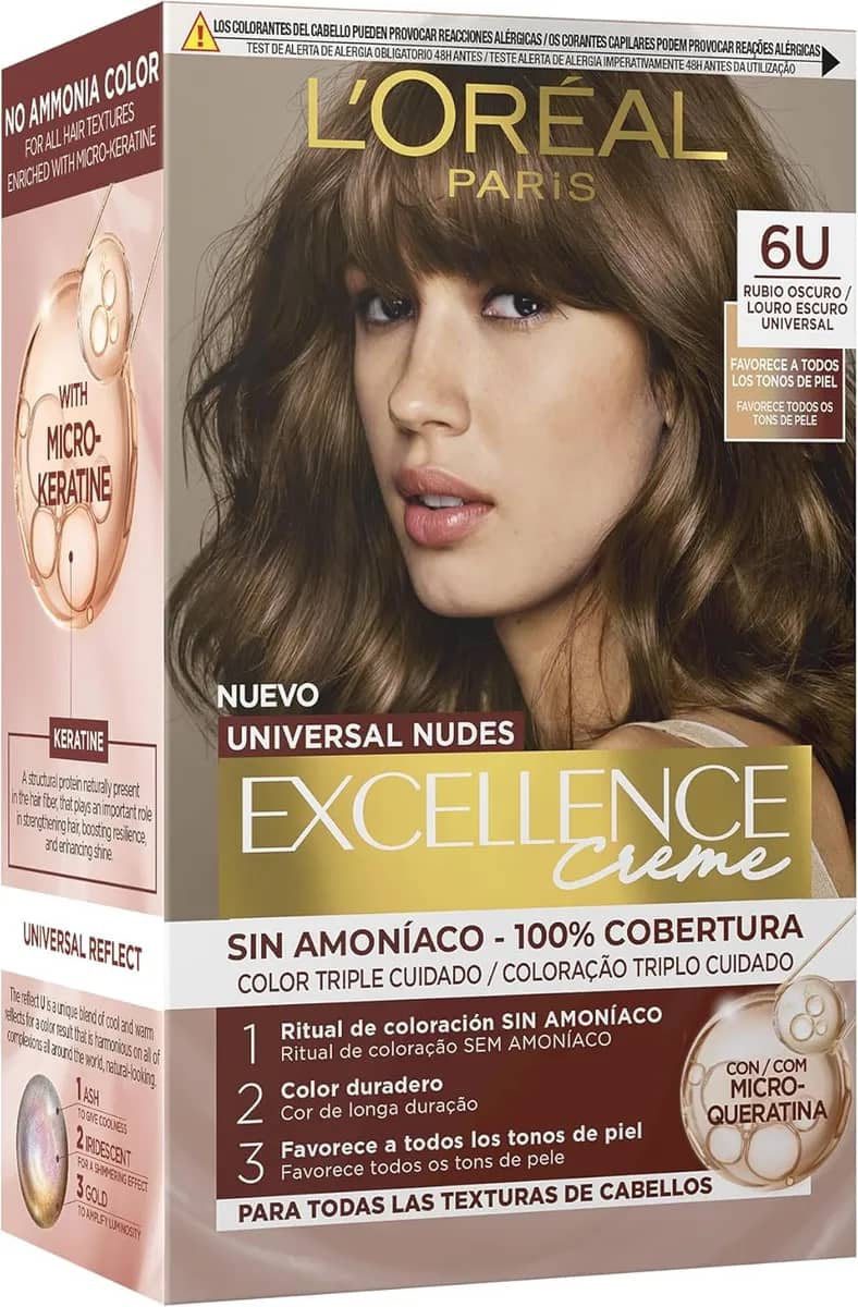 EXCELLENCE NUDES tinte #6u-dark blonde 5 u
