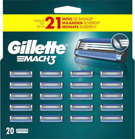 Gillette Mach3 20 copë