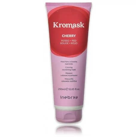 Maskë me ngjyrë për flokë Inebrya Kromask Cherry, 250 ml