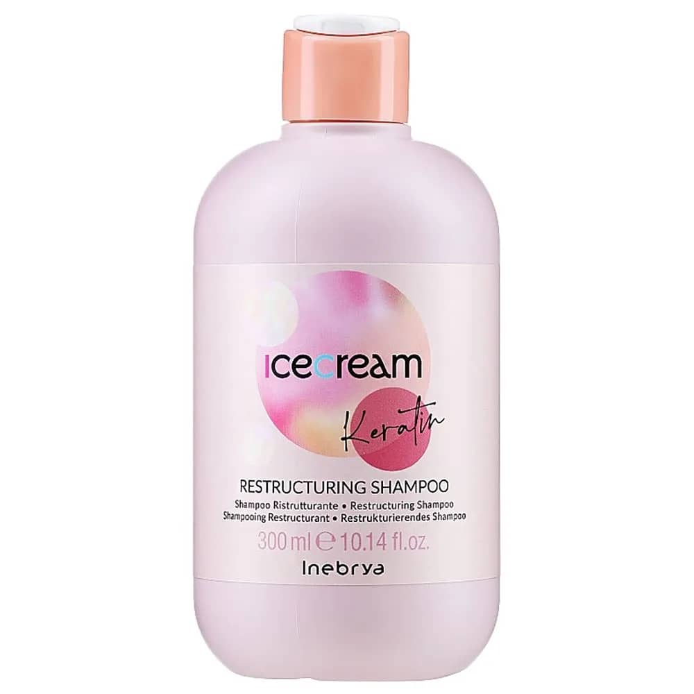 Shampo për flokë Inebrya Ice Cream, Keratin , 300 ml