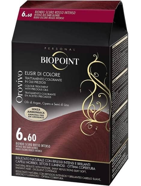 Ngjyrë për flokë Biopoint Orovivo, 6.60, e kuqe, 100 ml