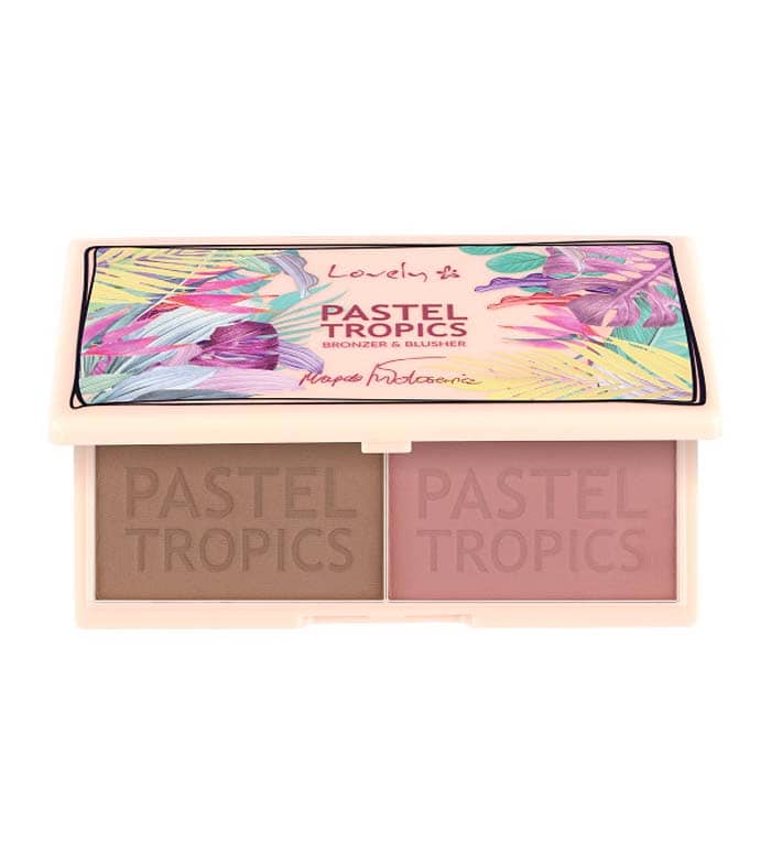 Set për fytyrë Lovely PASTEL TROPICS BRONZER & BLUSHER