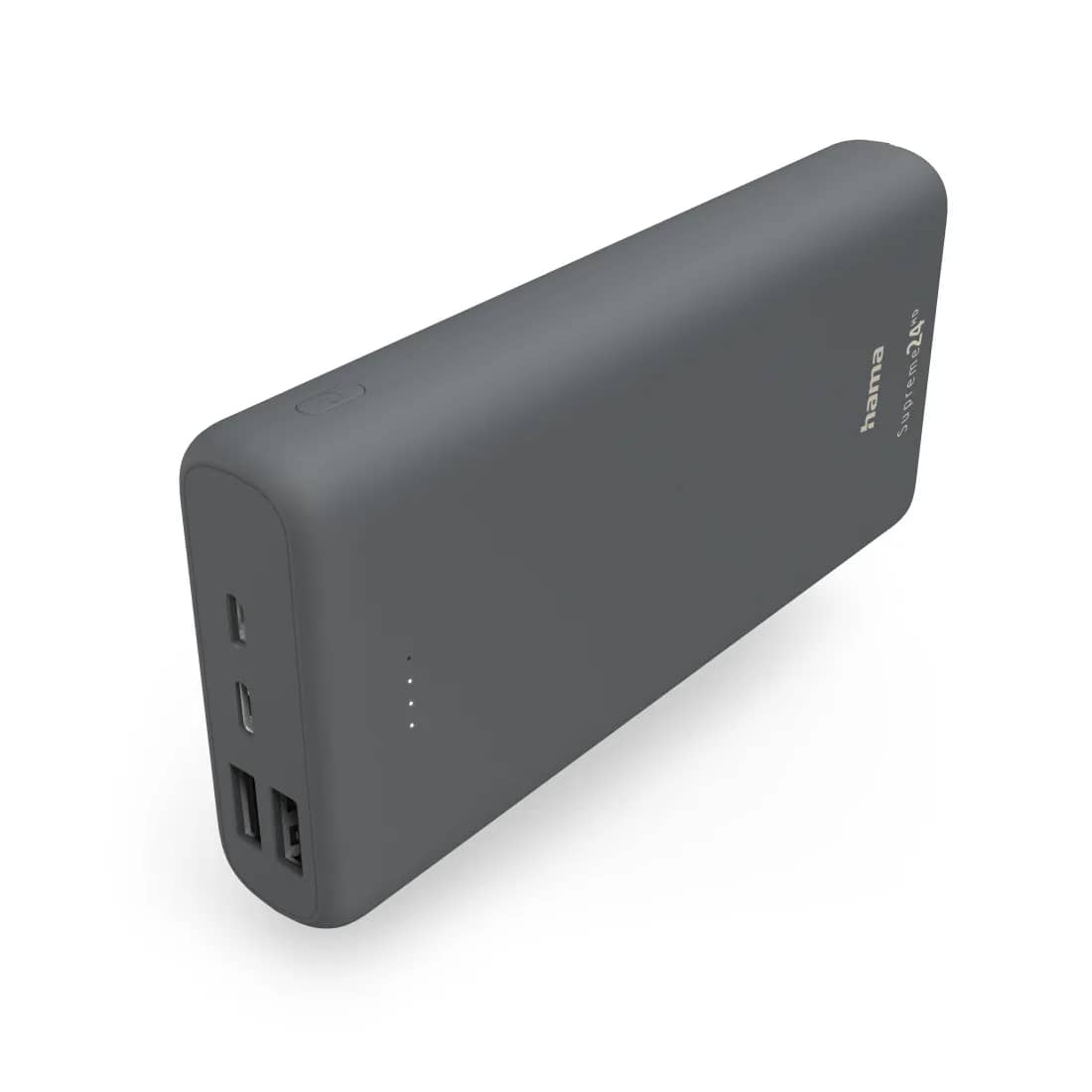 Hama "Supreme 24HD" Fast Charge Power Pack, 24000 mAh, 3 Dalje: 1 x USB-C, 2 x USB-A