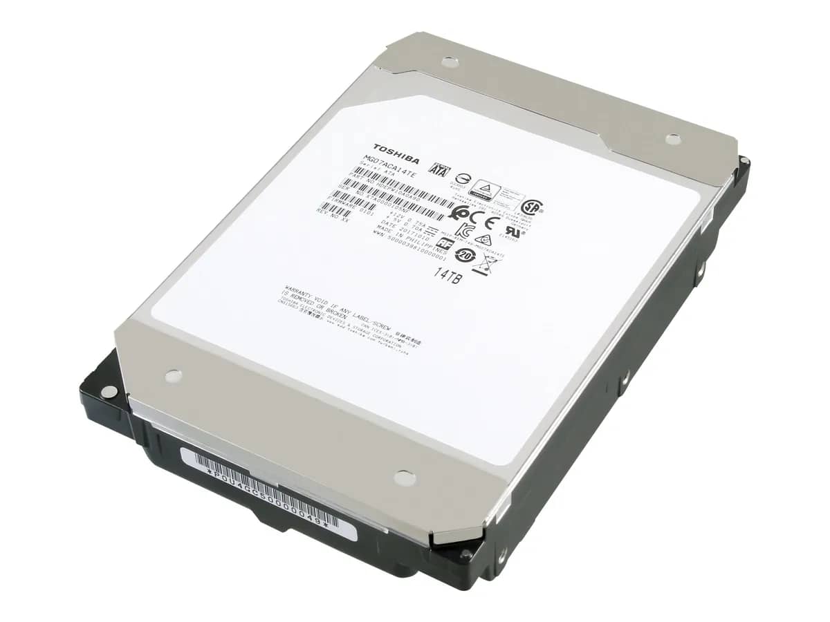 Toshiba MG07ACA14TE 14TB 3.5” Enterprise HDD SATA 6Gb/s 7200RPM 256MB