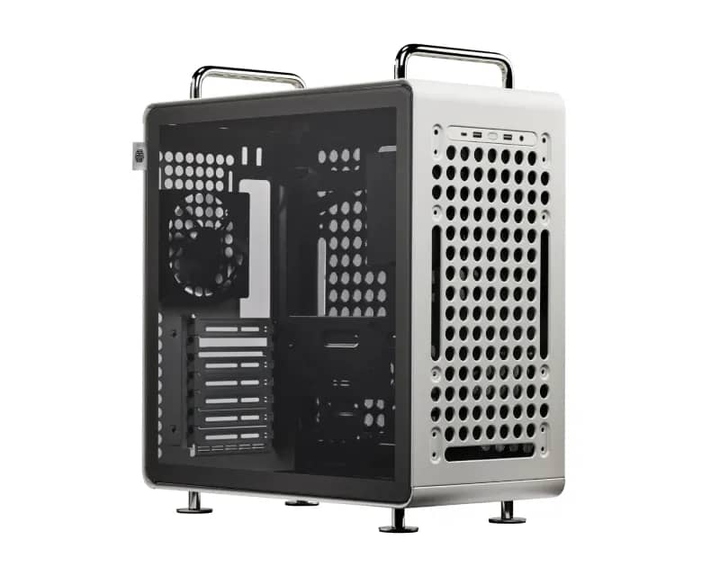 Kasë kompjuteri Cooler Master Qube 540 Moonstone (Q540-LGNN-S00), Mid-Tower, Tempered Glass, e bardhë