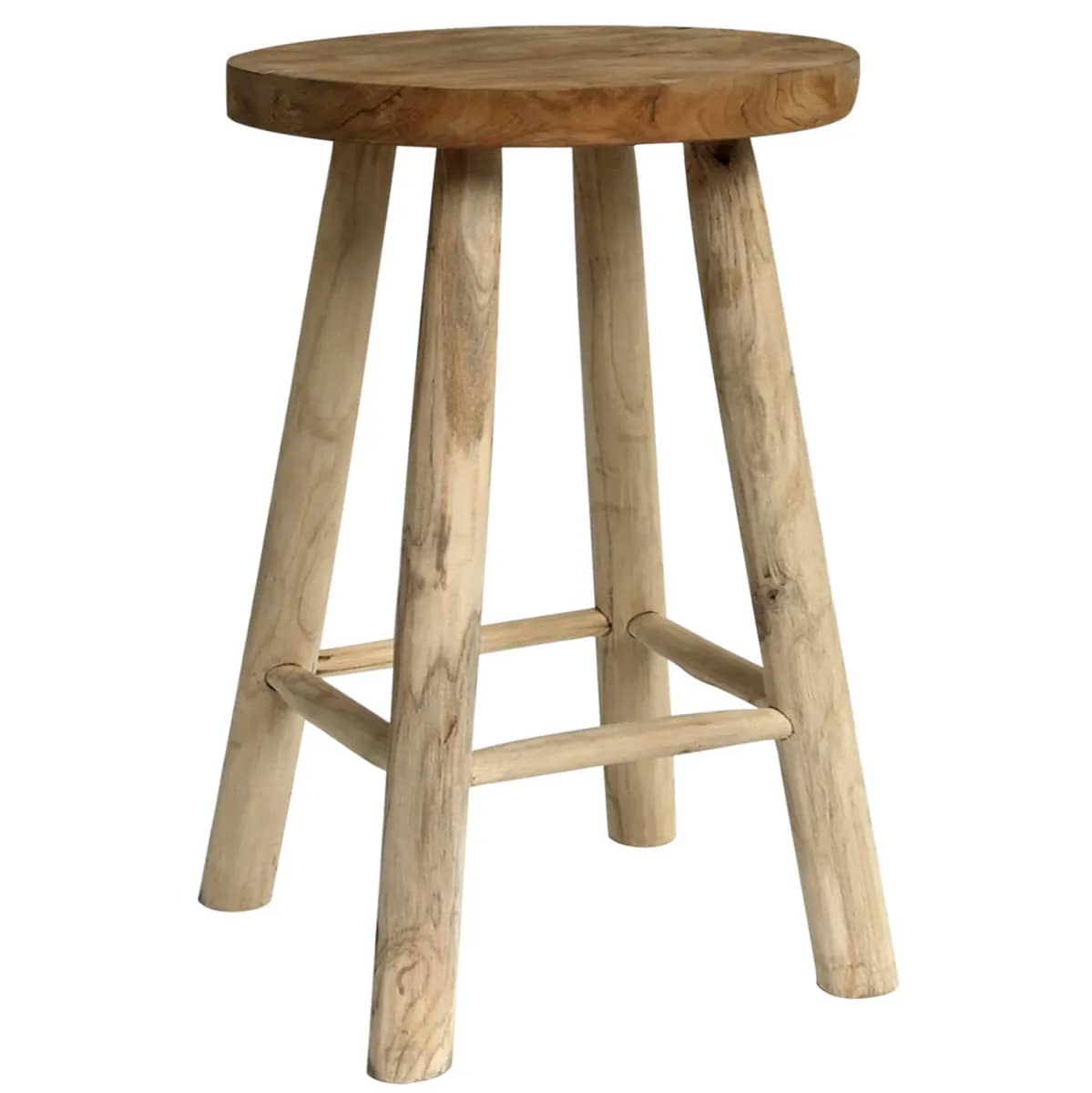 STOL PREJ DRURI TEAK NATURAL 35x62H cm HM9479