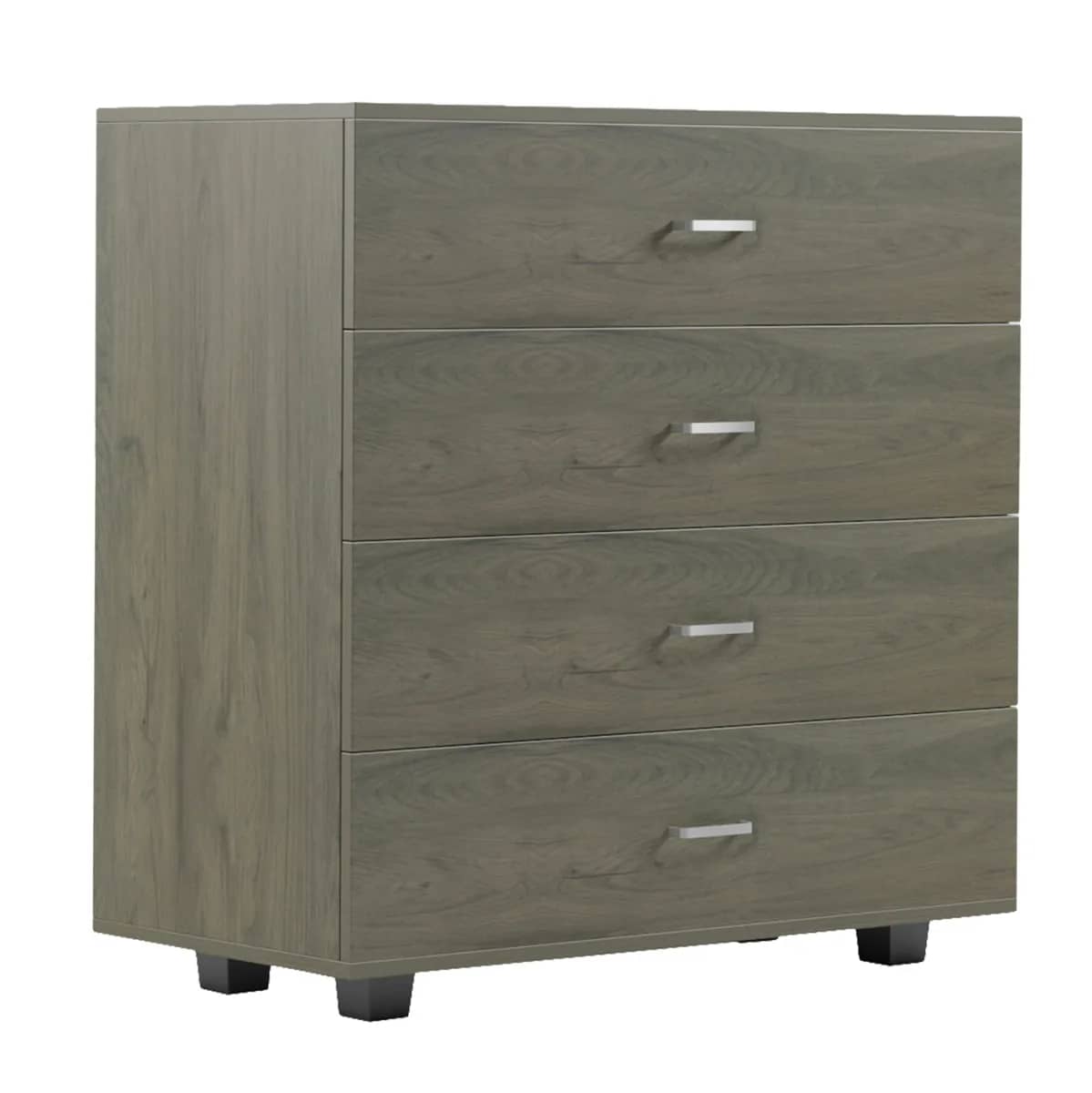 DOLLAP ME DRAFTË THORG HM8996.05 4 DRAFTË, MELAMINË NË NGJYRË OLIVE E ERRËT 80x40x83H cm