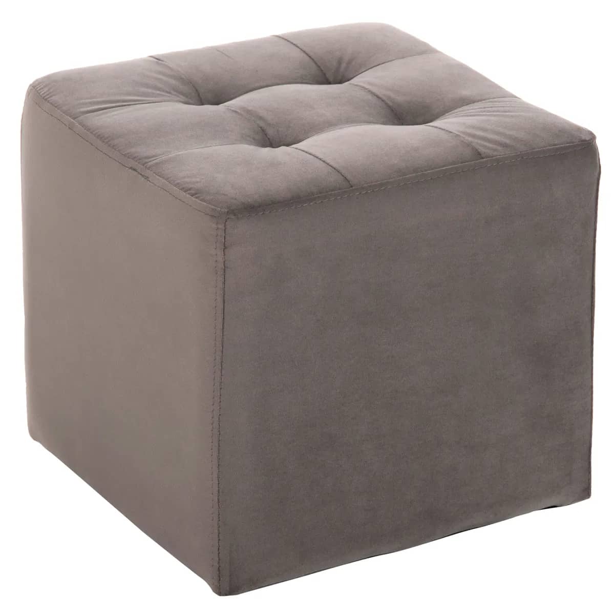 TABURE PUNK HM264.11 – VELVET GRI 39x39x36H cm