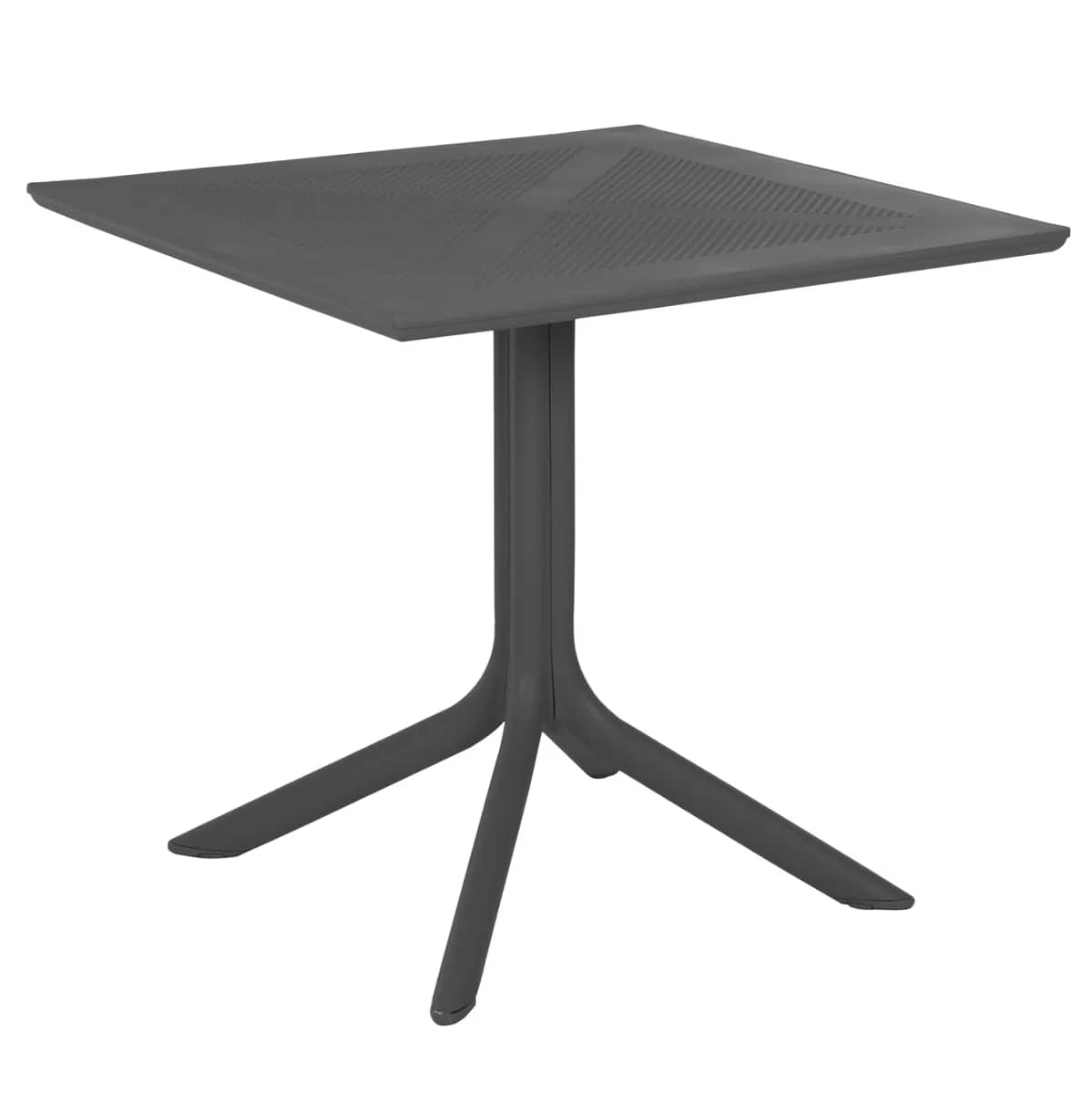 TRYEZË E JASHTME LUNAR HM5930.20 POLIPROPILENË KATRORË-GRITHE 80x80x75H cm