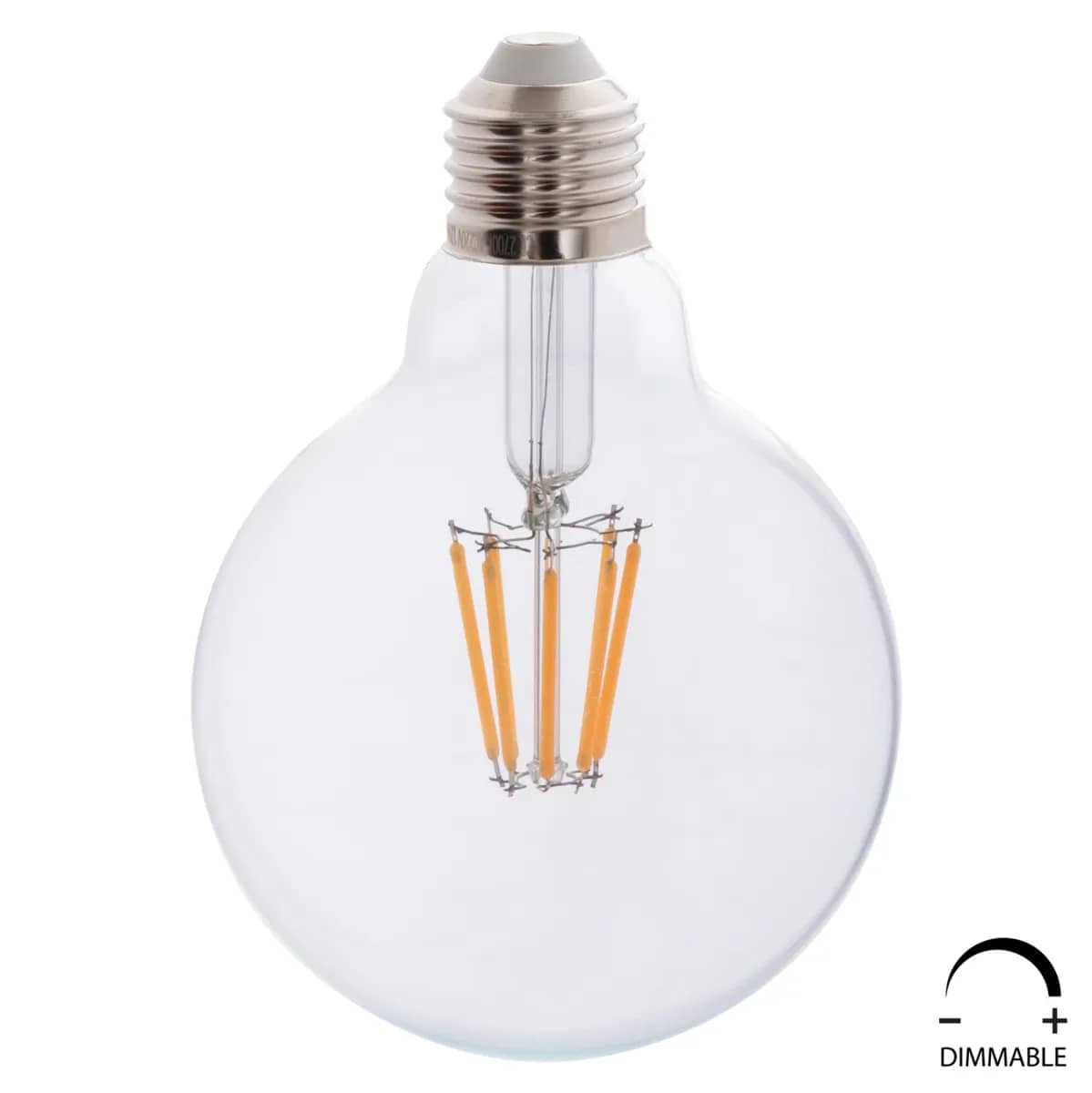 LIGHT BULB HM4050.01 GLOBO LED FILAMENT 8W E27 2700K CLEAR DIMMABLE