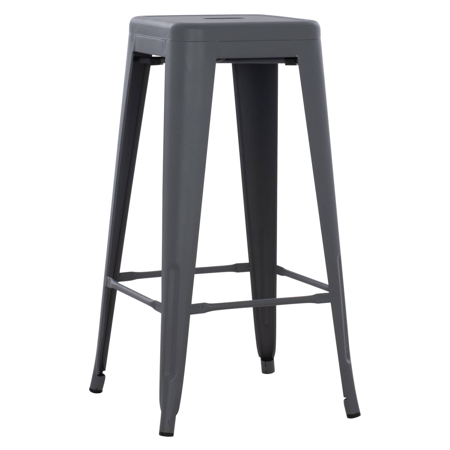 TABURE BARI MELITA-PRO HM8642.50 – METAL NË NGJYRË GRI 43x43x78H cm