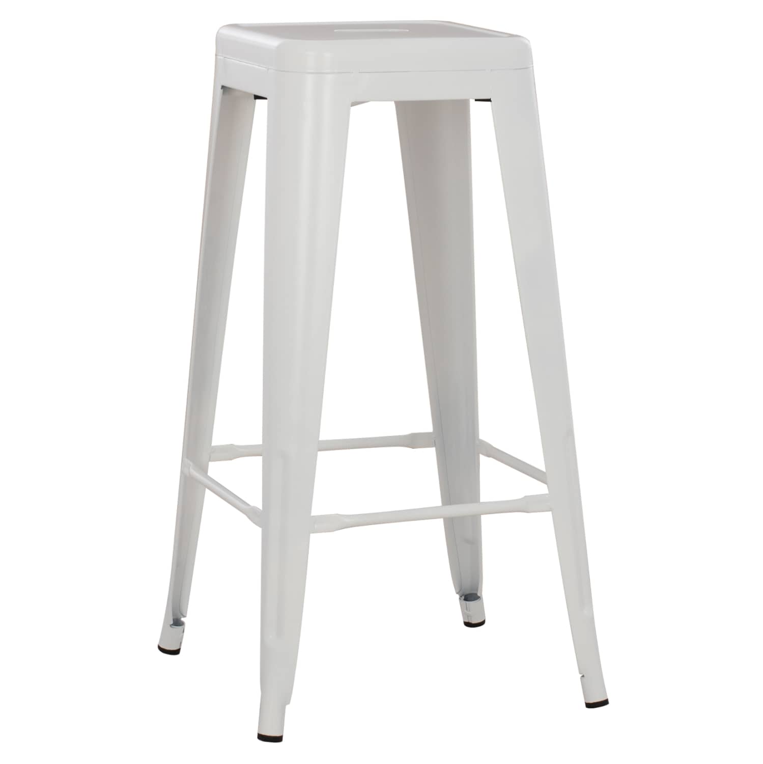 KARRIGE BAR MELITA-PRO HM8642.41 METAL NË NGJYRË TË BARDHË MAT 43x43x78H cm.