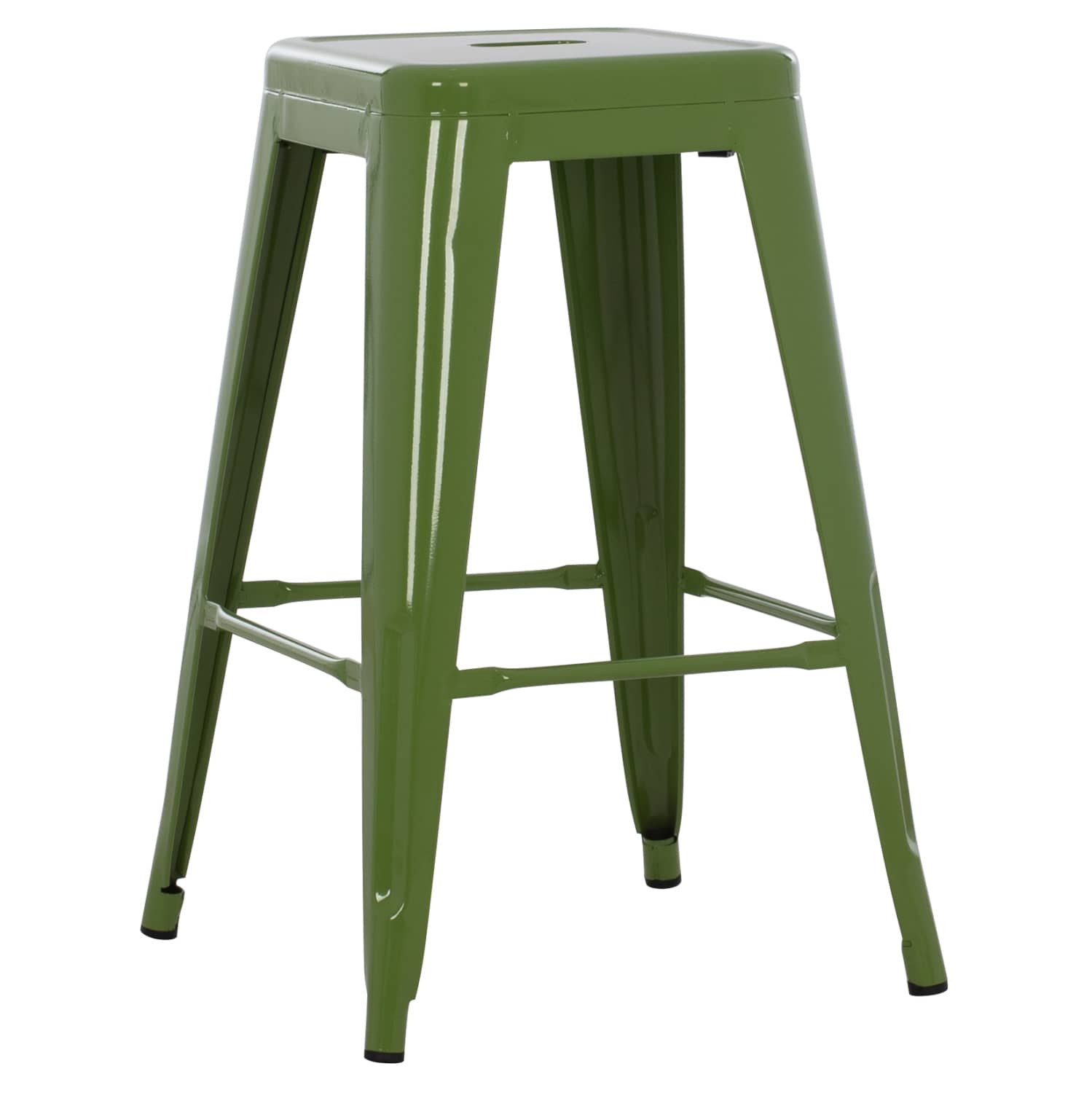 Tabure Mesatare Melita-Pro, Metal i Plotë, Ngjyrë Olive e Hapur