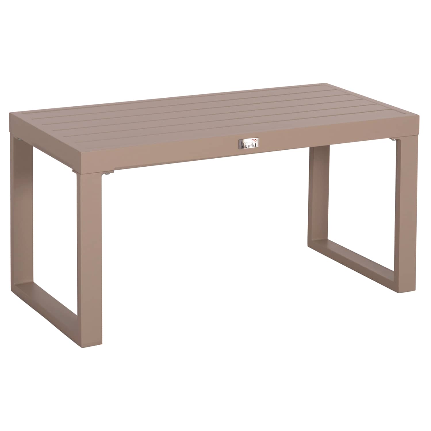 TAVOLINË ANËSORE PËR LOUNGER SENTRY HM6275.04 ALUMINI NË NGJYRË CAPPUCCINO 87x43,5x45H cm