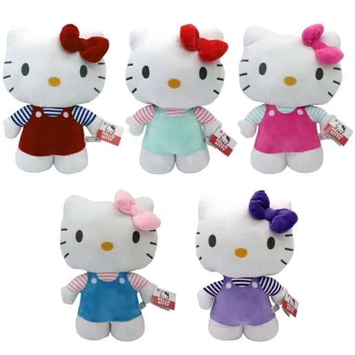 Lodër e butë plush Hello Kitty, 44cm (stilet ndryshojnë)