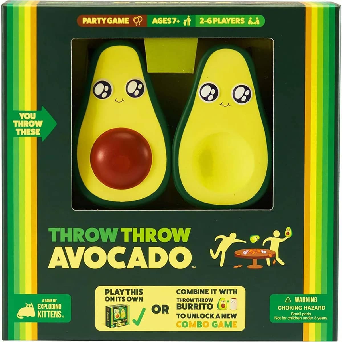 Throw Throw Avocado – Lojë Argëtuese me Karta dhe Aksion për Familje & Miq (7+)
