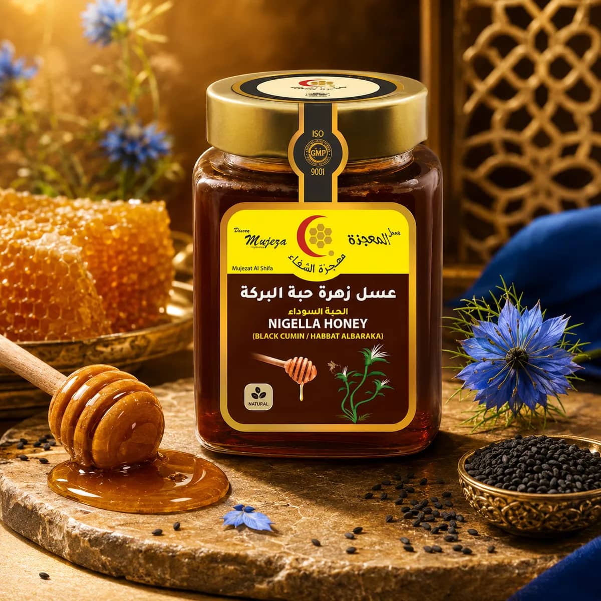 Nigella Honey (Mjaltë nga Fara e Zezë) – Fuqi Natyrale për Shëndet dhe Imunitet