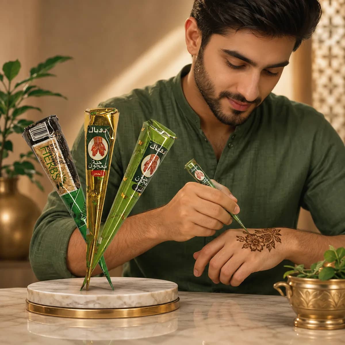 Henna – Kon për Dizajne Dekorative në Lëkurë