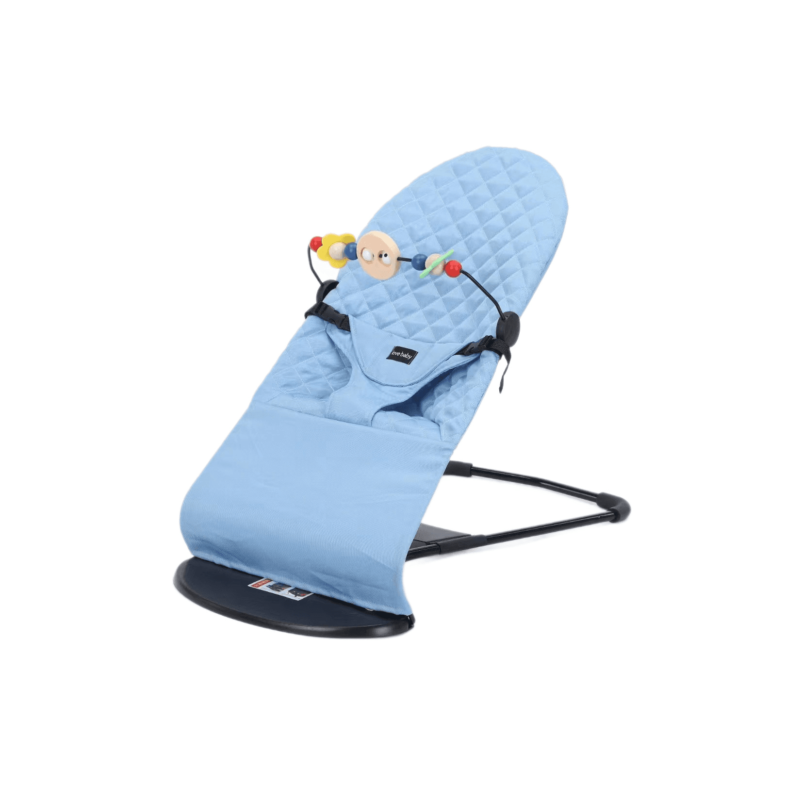 Luhatse Manuale Qetësuese për Foshnjë – Newborn Baby Soothing Chair për Relaksim dhe Gjumi, E kaltër e çelët