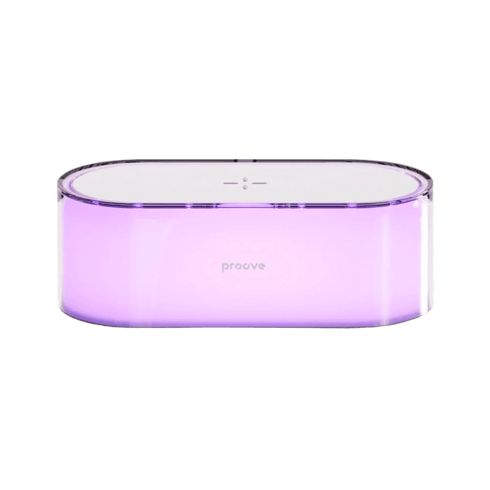 Llampë nate dhe karikues wireless Proove Multicolor Glow – 15W me ndriçim LED RGB dhe kontroll me prekje