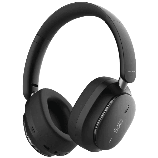 Kufje wireless Proove Solo, ANC, me aplikacion, të zeza