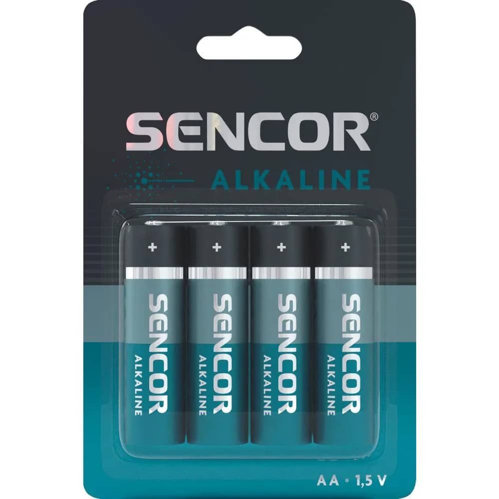 Bateri Sencor SBA LR6 4BP AA Alk, 4 copë