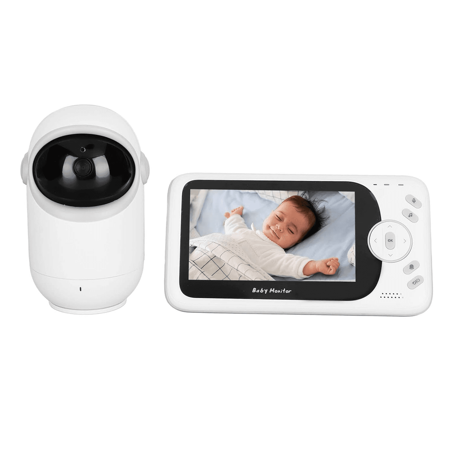 Monitorues për bebe Lys Baby Shop VB611, VOX mode, i bardhë